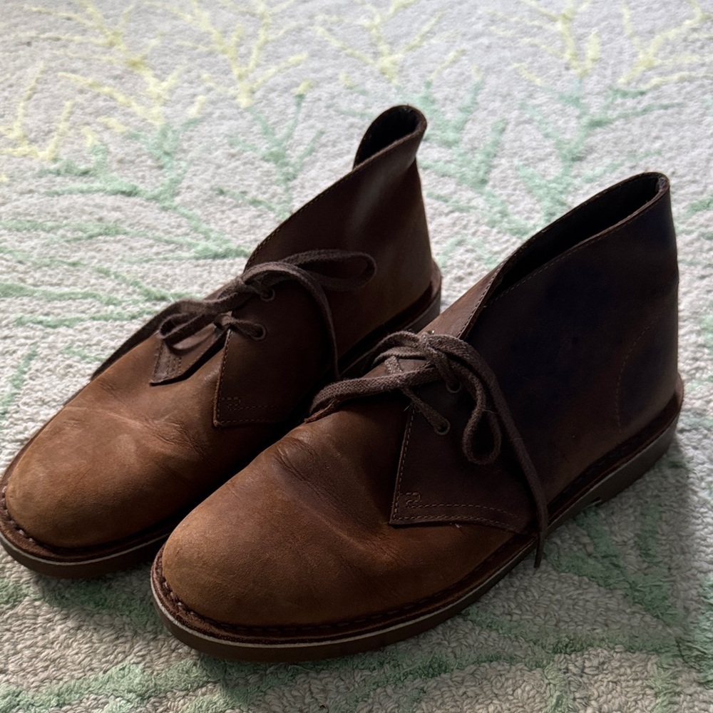 Clarks Dark Brown Chukka Boots 9.5